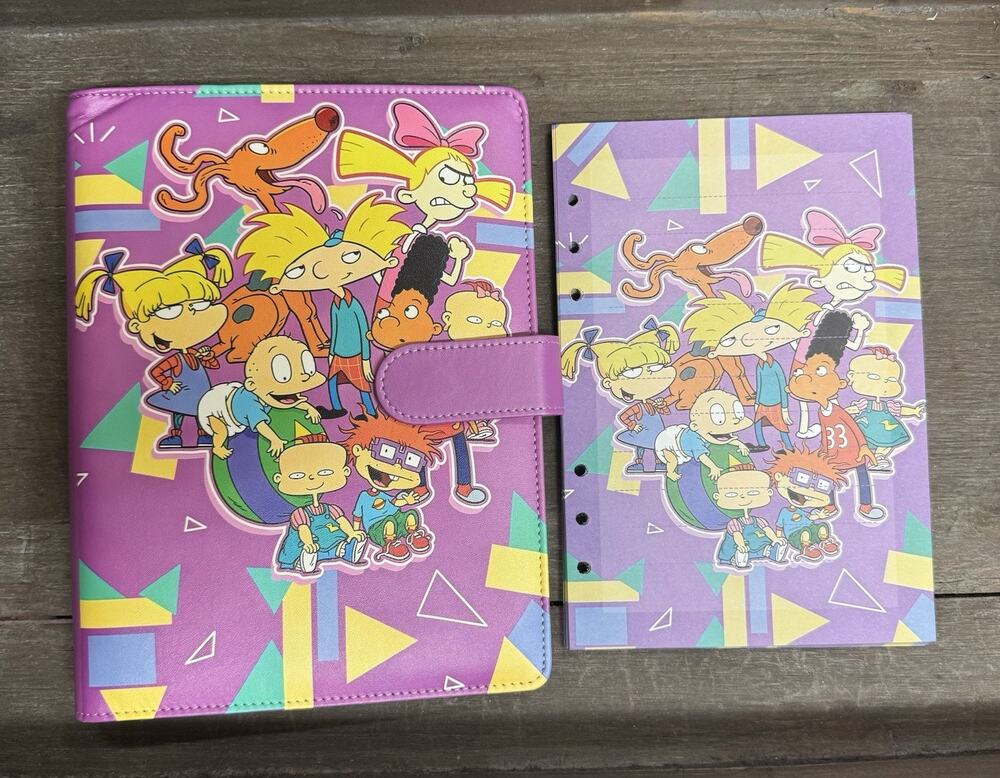 Rugrats Size A5 Binder and Matching Paper